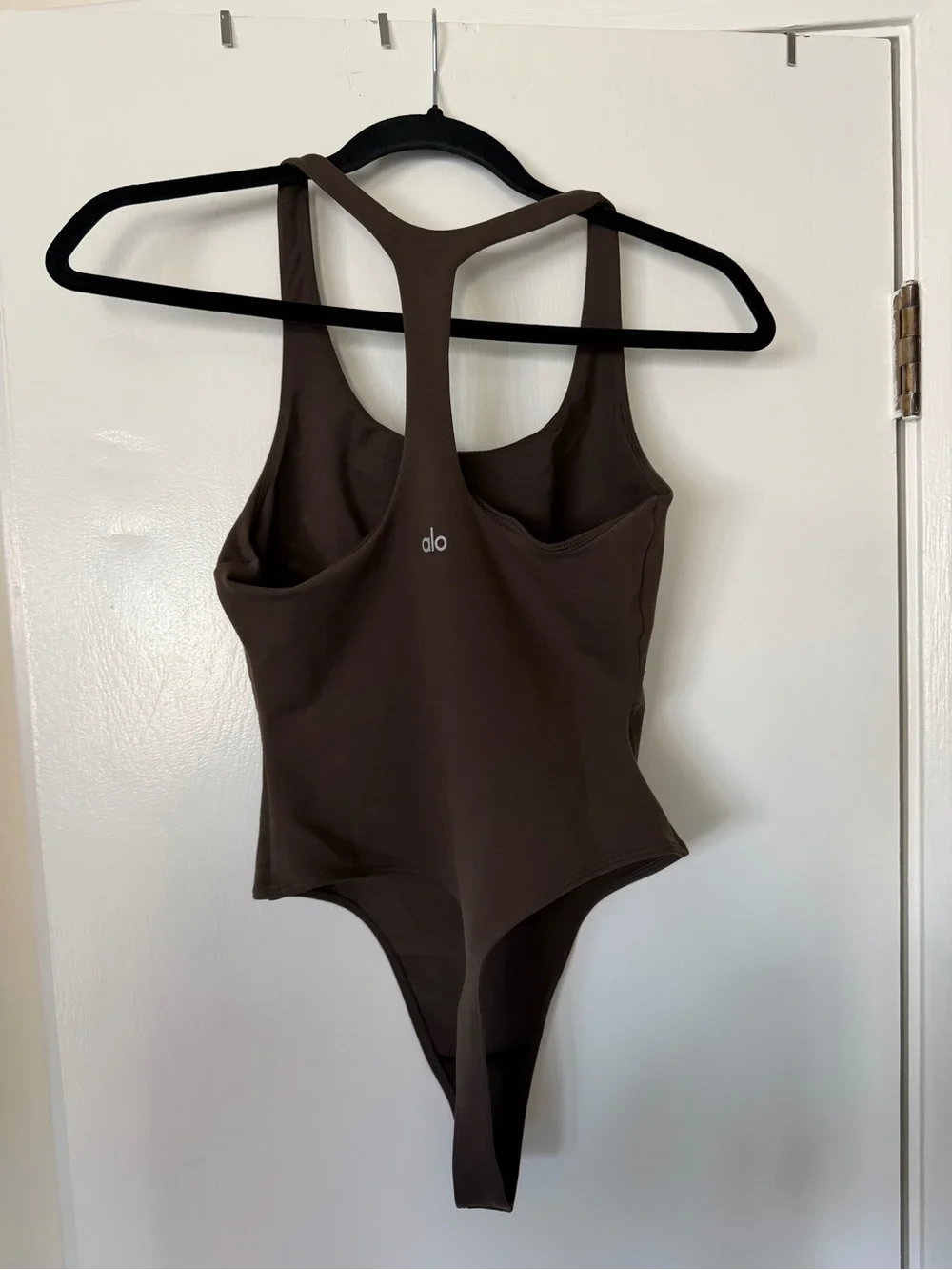 ALO Yoga Brown Racerback Bodysuit - Women's